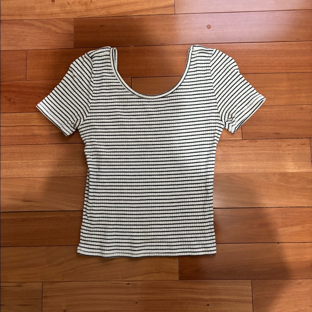 Striped Hollister Crop Top